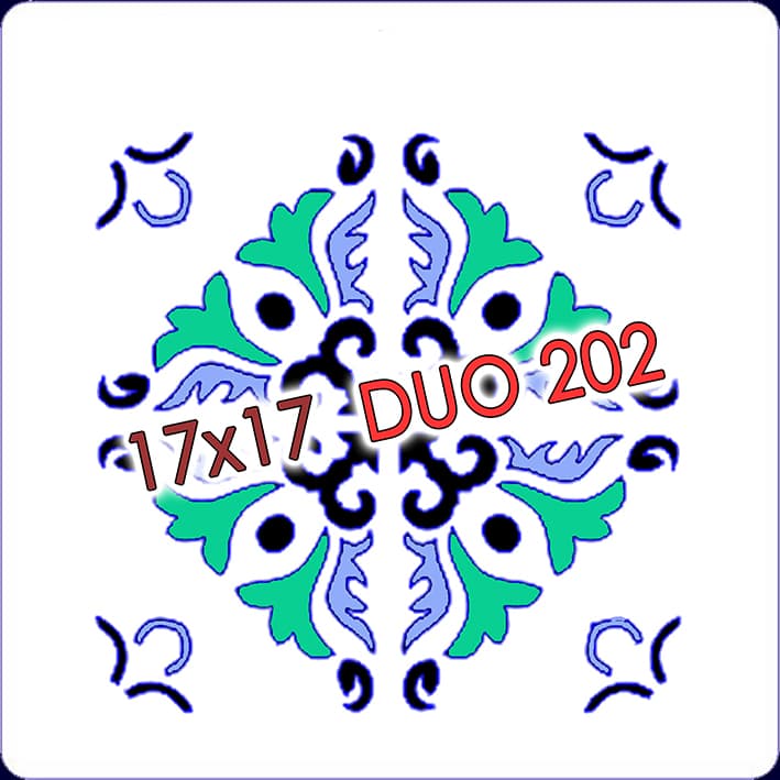 - Stencil 17x17cm Modelo DUO 202 -